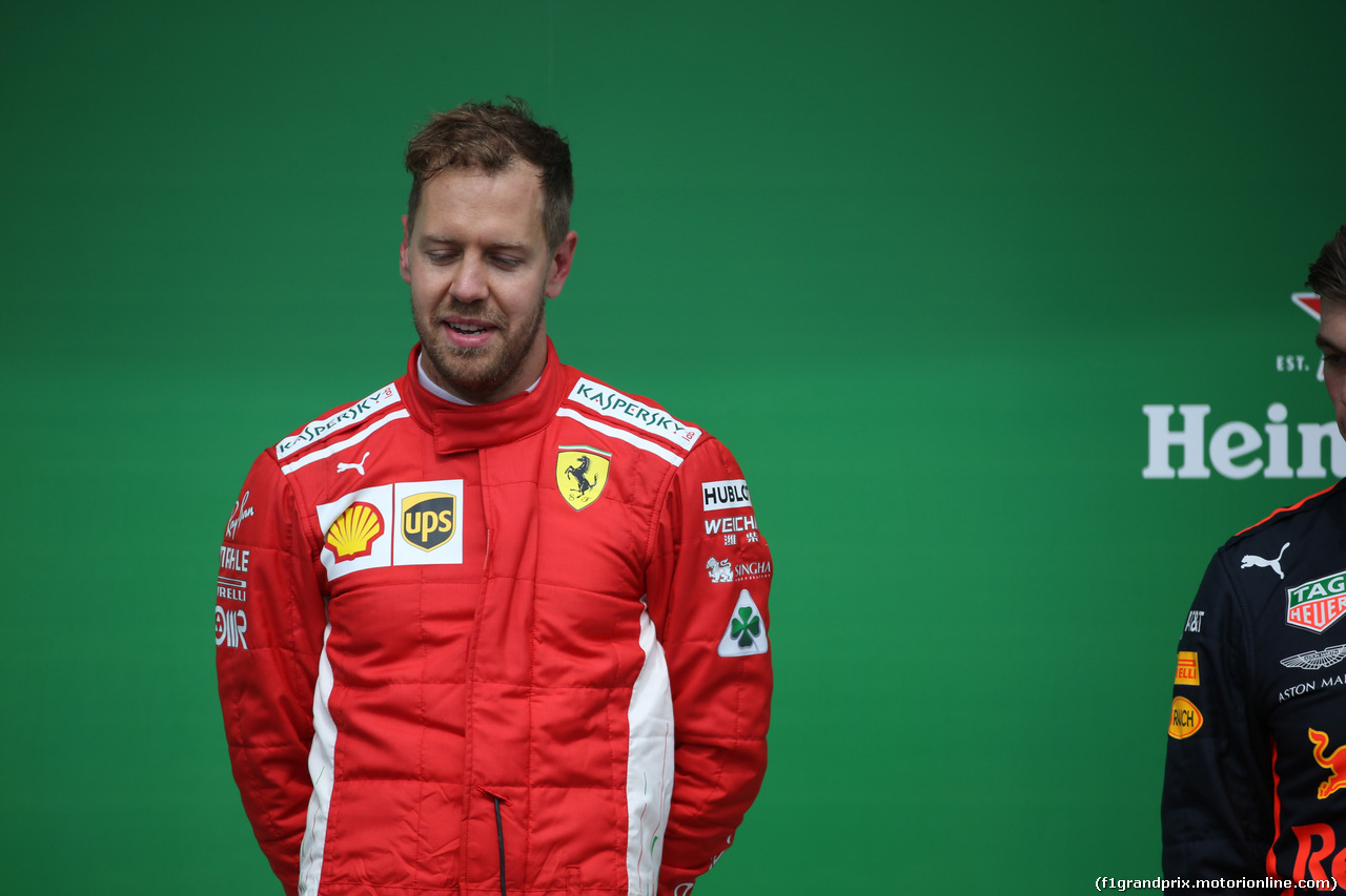 GP CANADA, 10.06.2018- podium, winner Sebastian Vettel (GER) Ferrari SF71H