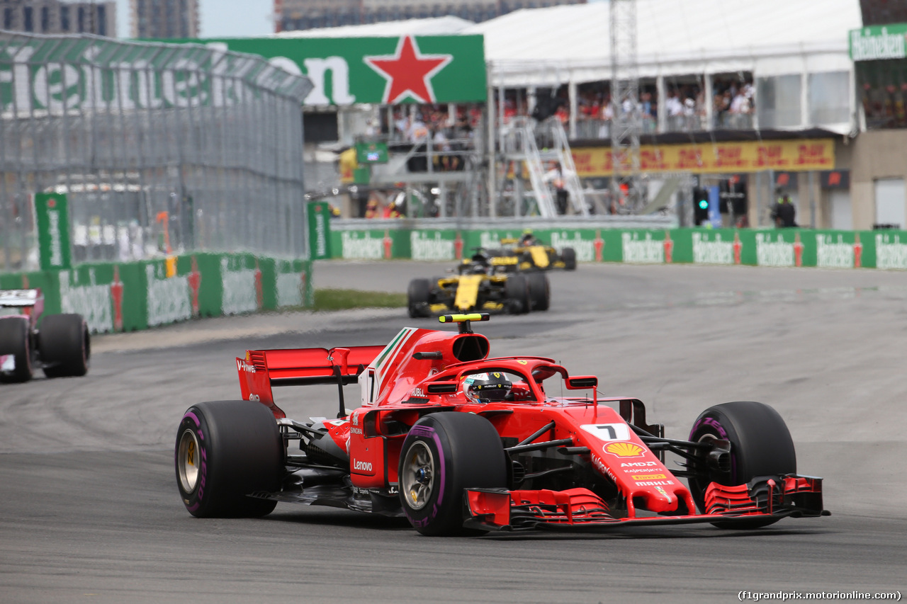 GP CANADA, 10.06.2018- Gara, Kimi Raikkonen (FIN) Ferrari SF71H