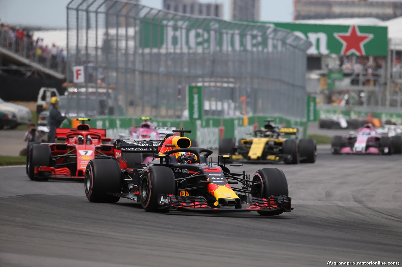 GP CANADA, 10.06.2018- Gara, Daniel Ricciardo (AUS) Red Bull Racing RB14