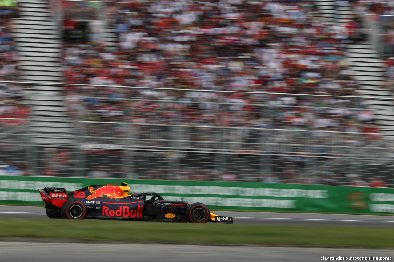 GP CANADA, 10.06.2018- Gara, Max Verstappen (NED) Red Bull Racing RB14