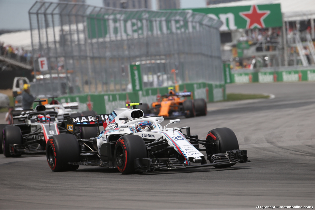 GP CANADA, 10.06.2018- Gara, Sergej Sirotkin (RUS) Williams F1 Team FW41