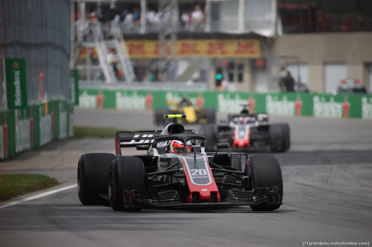 GP CANADA, 10.06.2018- Gara, Kevin Magnussen (DEN) Haas F1 Team VF-18