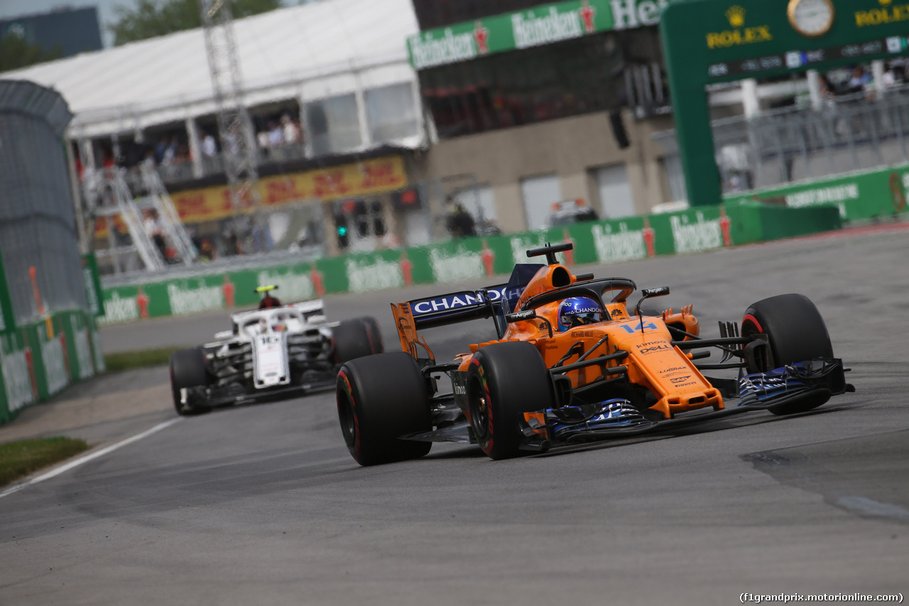GP CANADA, 10.06.2018- Gara, Fernando Alonso (ESP) McLaren Renault MCL33