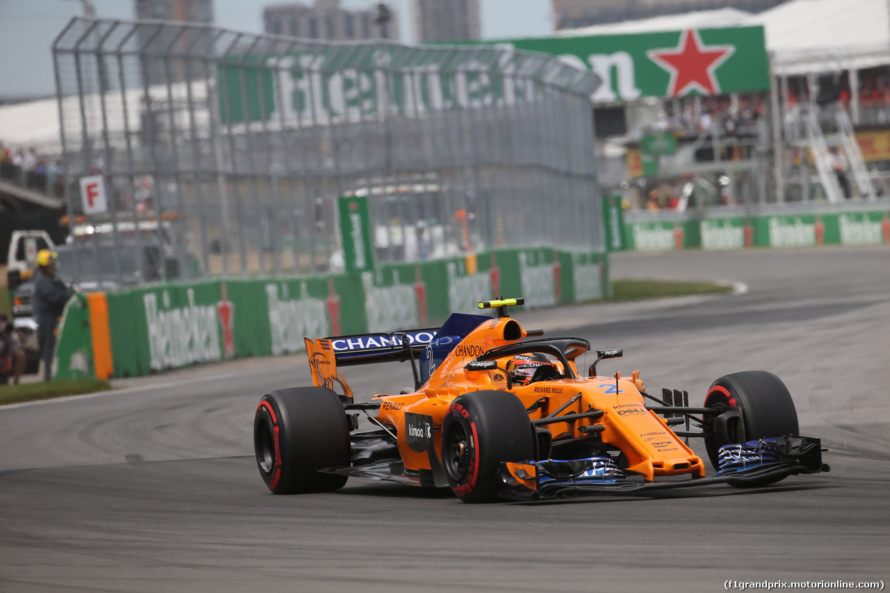 GP CANADA, 10.06.2018- Gara, Stoffel Vandoorne (BEL) McLaren MCL33