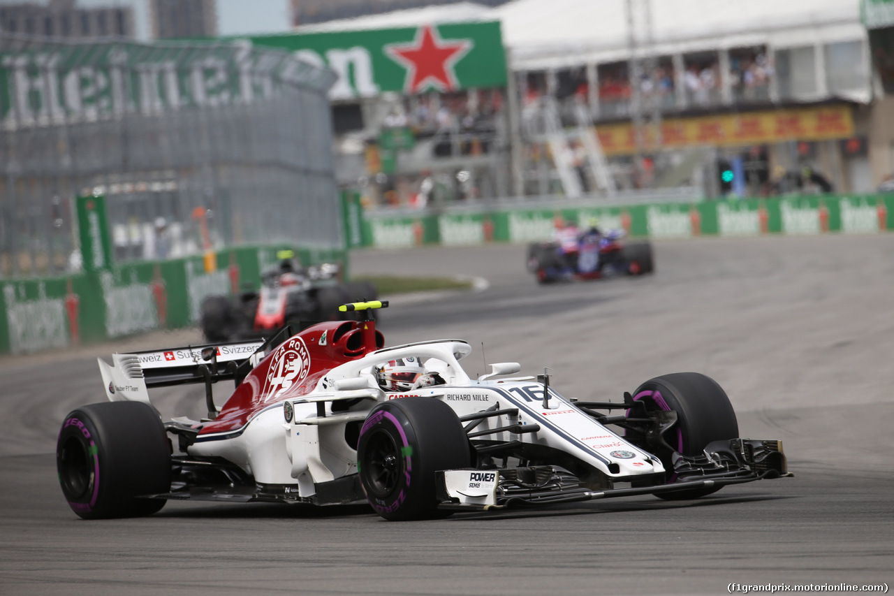 GP CANADA, 10.06.2018- Gara, Charles Leclerc (GER) Alfa Romeo Sauber C37