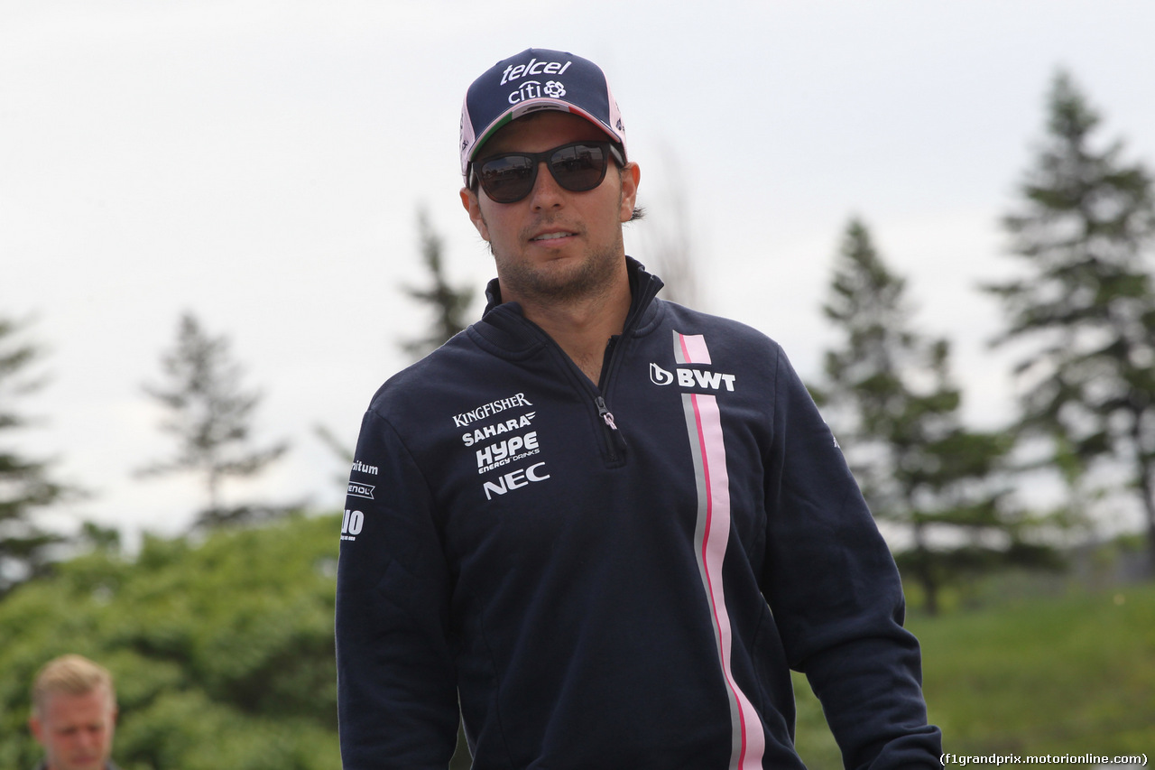 GP CANADA, 07.06.2018 - Sergio Perez (MEX) Sahara Force India F1 VJM11