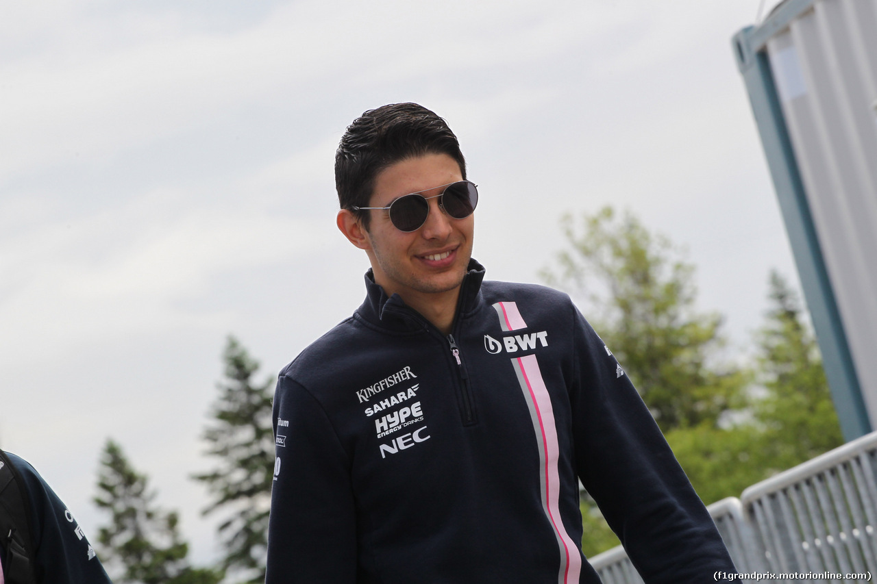 GP CANADA, 07.06.2018 - Esteban Ocon (FRA) Sahara Force India F1 VJM11