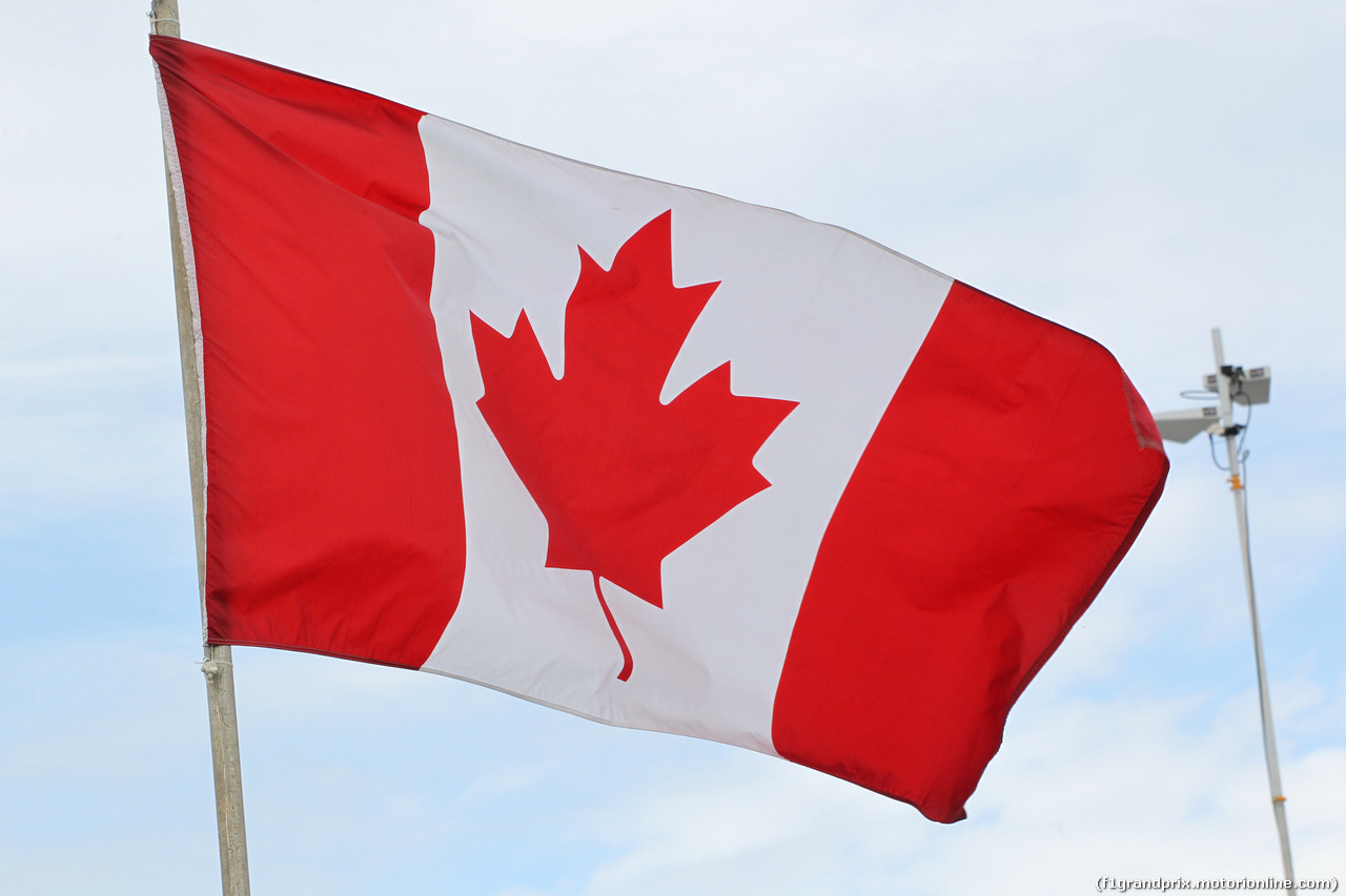 GP CANADA, 07.06.2018 - Canadian Flag