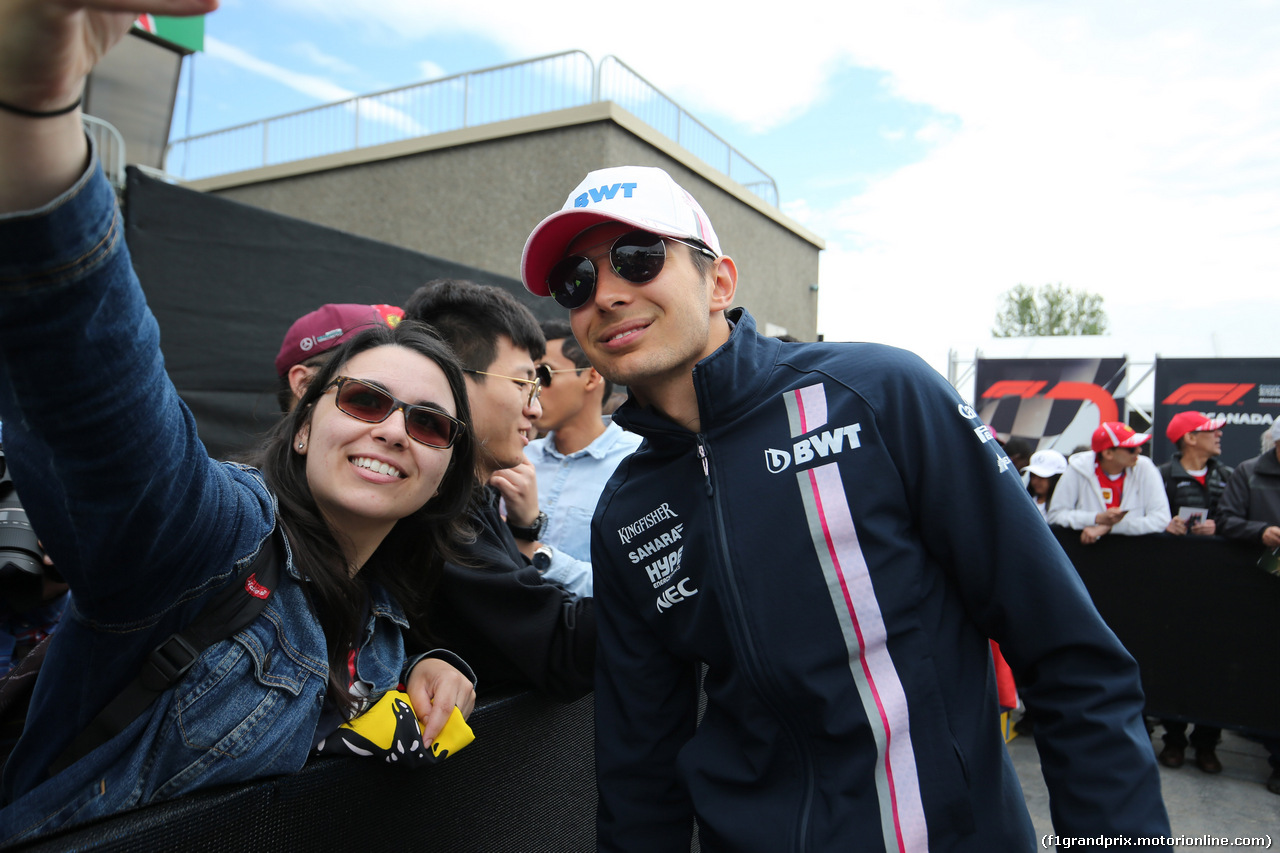 GP CANADA, 07.06.2018 - Esteban Ocon (FRA) Sahara Force India F1 VJM11