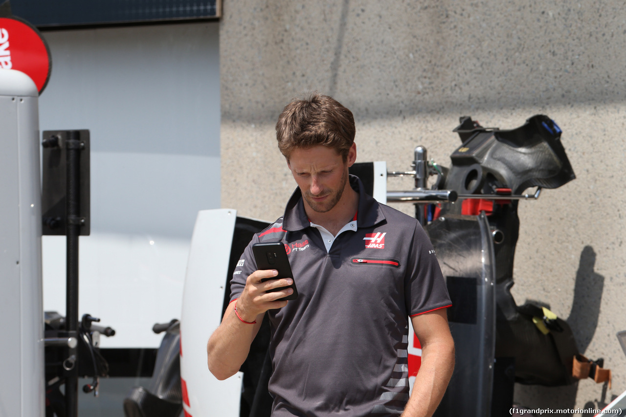 GP CANADA, 07.06.2018 - Romain Grosjean (FRA) Haas F1 Team VF-18