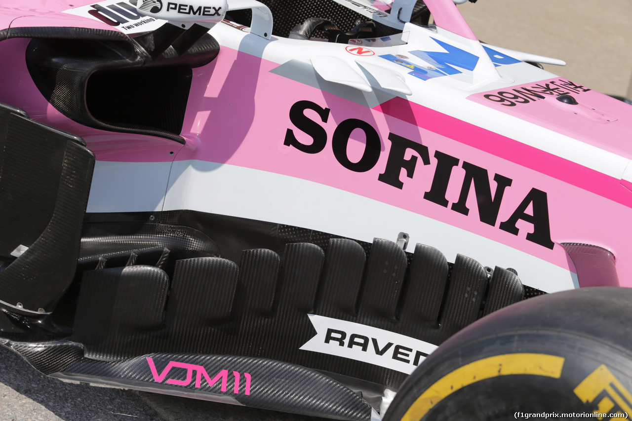 GP CANADA, 07.06.2018 - Sahara Force India F1 VJM11 Tech Detail