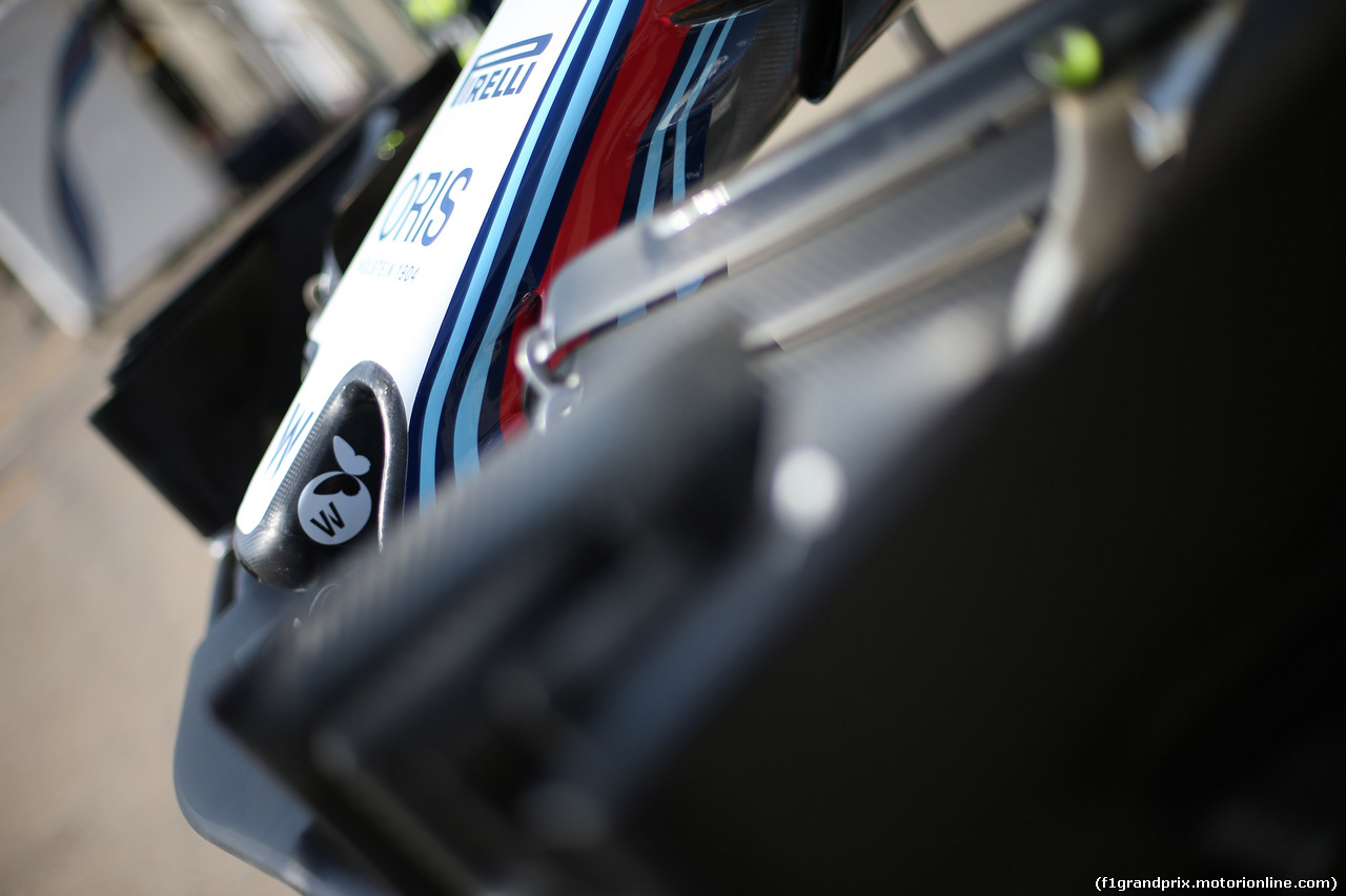 GP CANADA, 07.06.2018 - Williams FW41  Frontal Wing detail