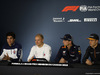 GP CANADA, 07.06.2018 - Giovedi' Official Fia press conference, L to R Lance Stroll (CDN) Williams FW41 , Valtteri Bottas (FIN) Mercedes AMG F1 W09, Max Verstappen (NED) Red Bull Racing RB14, Stoffel Vandoorne (BEL) McLaren MCL33