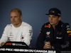 GP CANADA, 07.06.2018 - Giovedi' Official Fia press conference, Valtteri Bottas (FIN) Mercedes AMG F1 W09 e Max Verstappen (NED) Red Bull Racing RB14