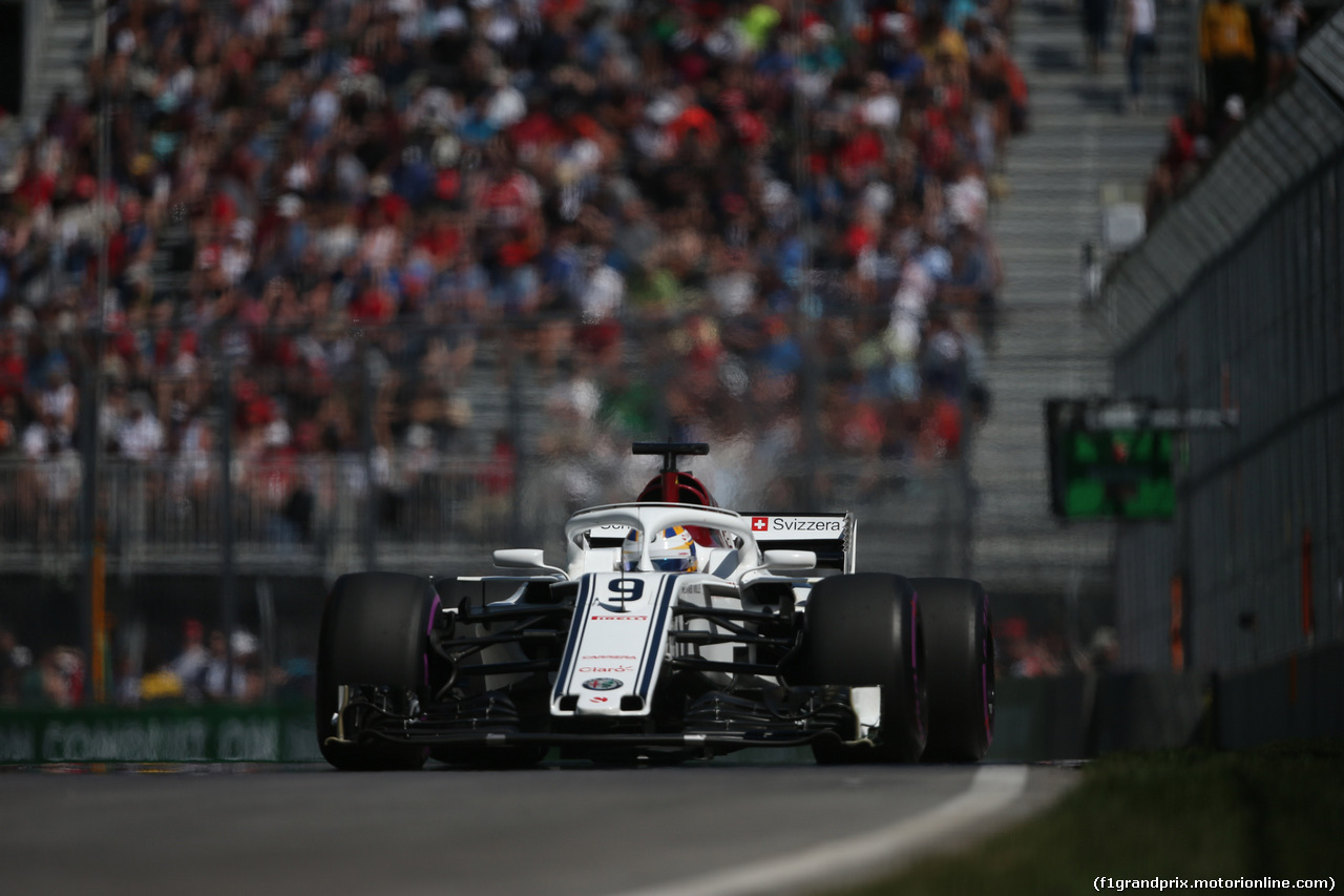 GP CANADA, 08.06.2018- free Practice 2, Marcus Ericsson (SUE) Alfa Romeo Sauber C37