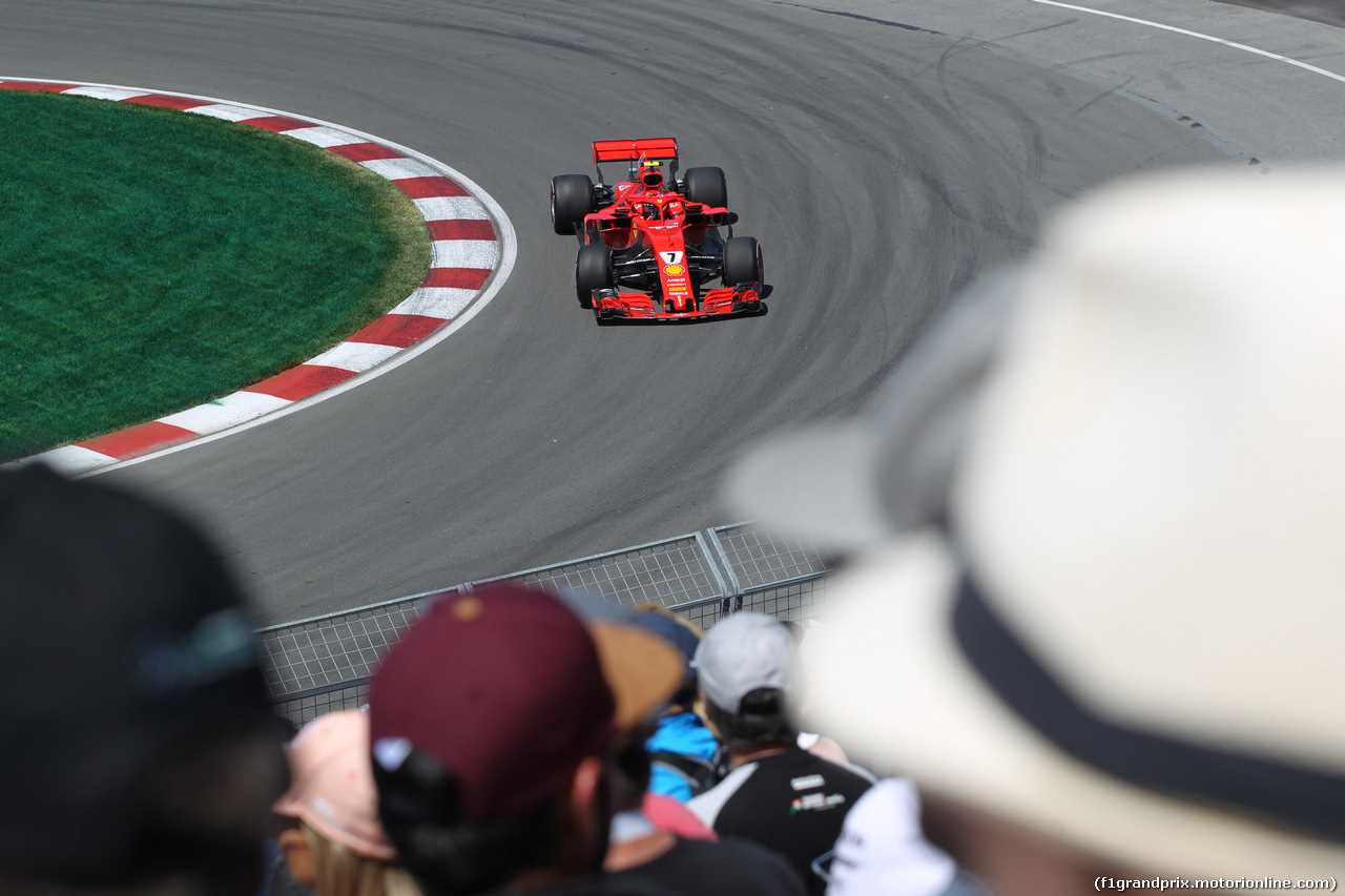GP CANADA, 09.06.2018- Prove Libere 3, Kimi Raikkonen (FIN) Ferrari SF71H