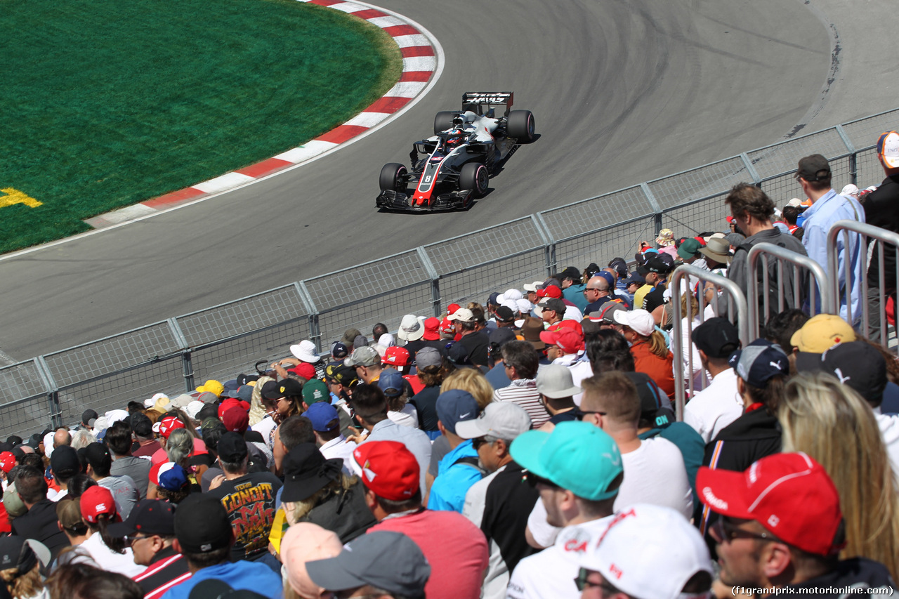 GP CANADA, 09.06.2018- Prove Libere 3, Romain Grosjean (FRA) Haas F1 Team VF-18