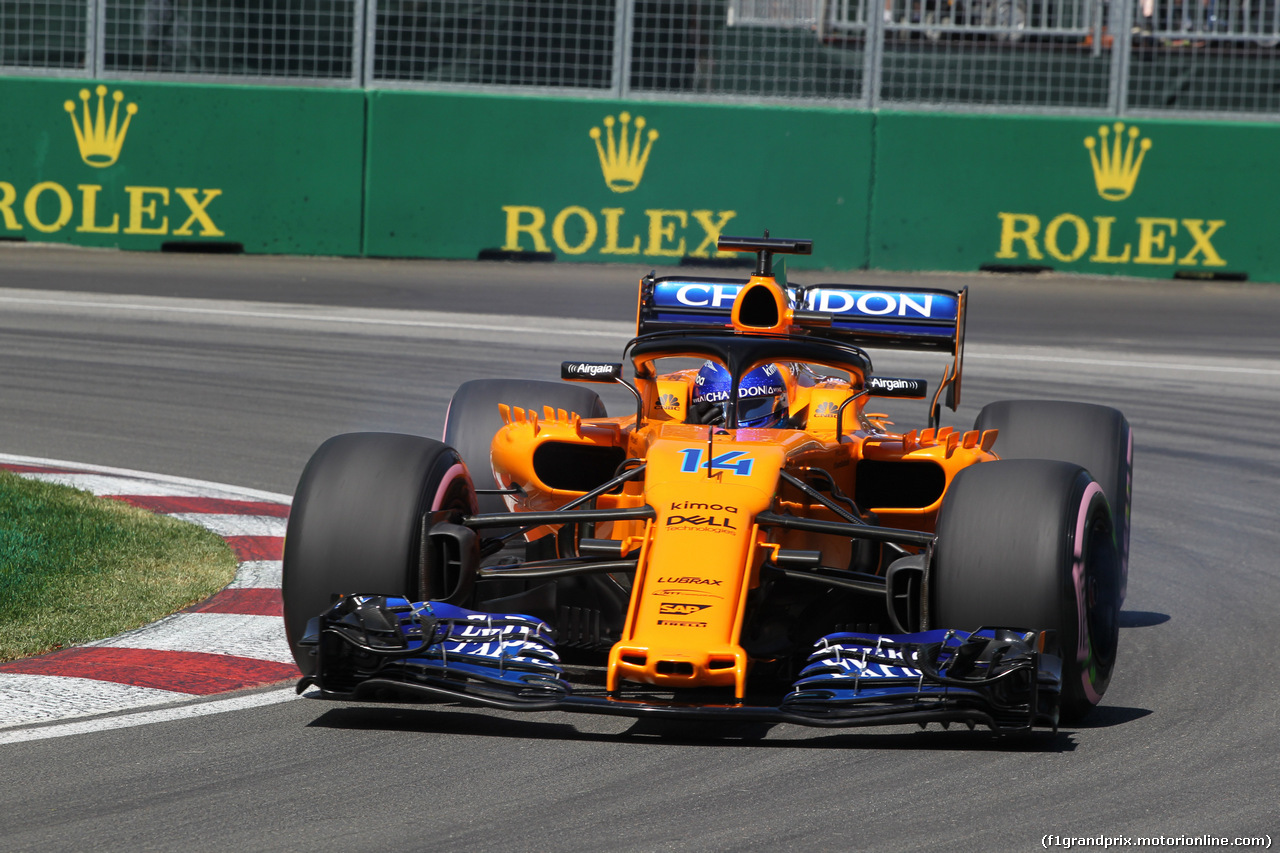 GP CANADA, 09.06.2018- Prove Libere 3, Fernando Alonso (ESP) McLaren Renault MCL33