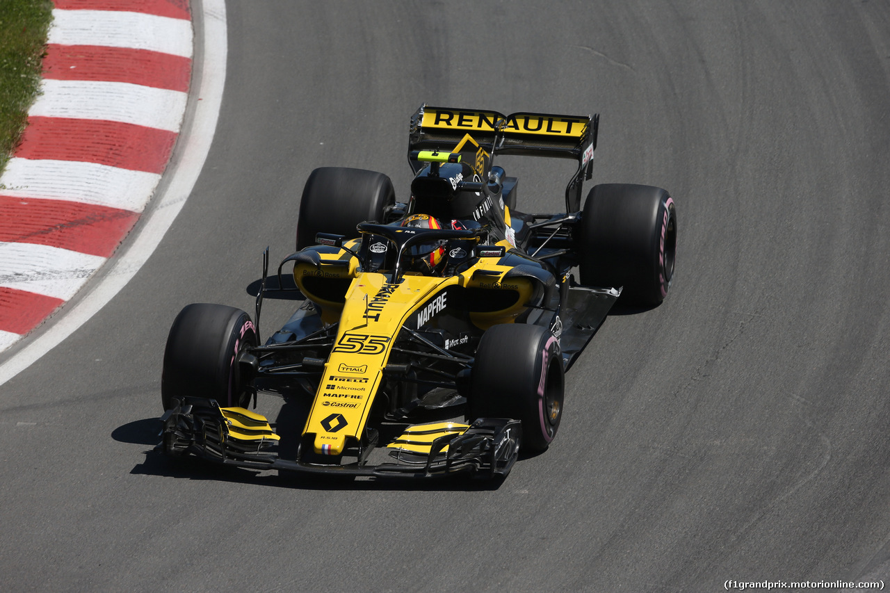 GP CANADA, 09.06.2018- Prove Libere 3, Carlos Sainz Jr (ESP) Renault Sport F1 Team RS18