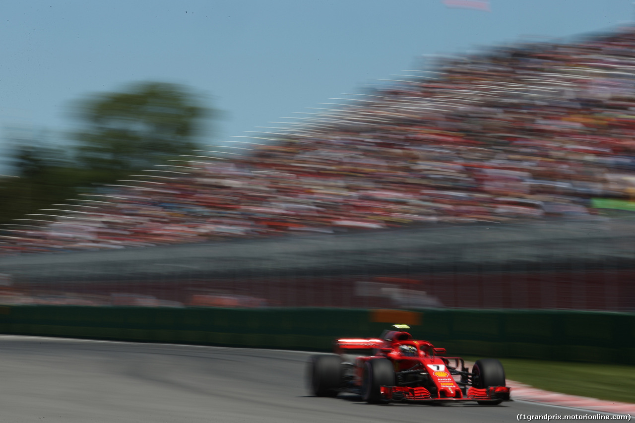 GP CANADA, 09.06.2018- Prove Libere 3, Kimi Raikkonen (FIN) Ferrari SF71H
