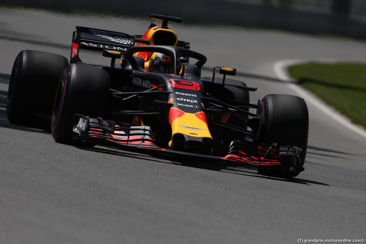 GP CANADA, 09.06.2018- Prove Libere 3, Daniel Ricciardo (AUS) Red Bull Racing RB14