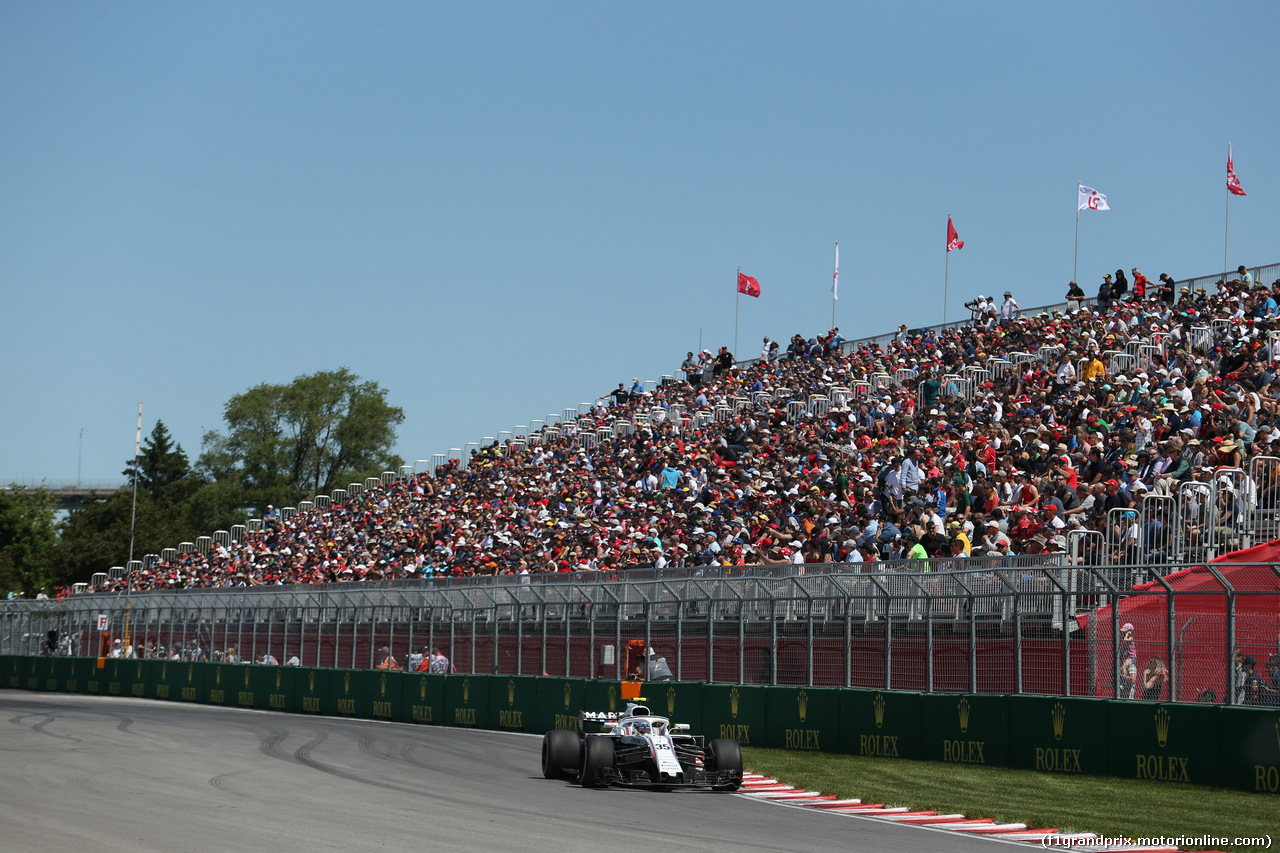 GP CANADA, 09.06.2018- Prove Libere 3, Sergej Sirotkin (RUS) Williams F1 Team FW41