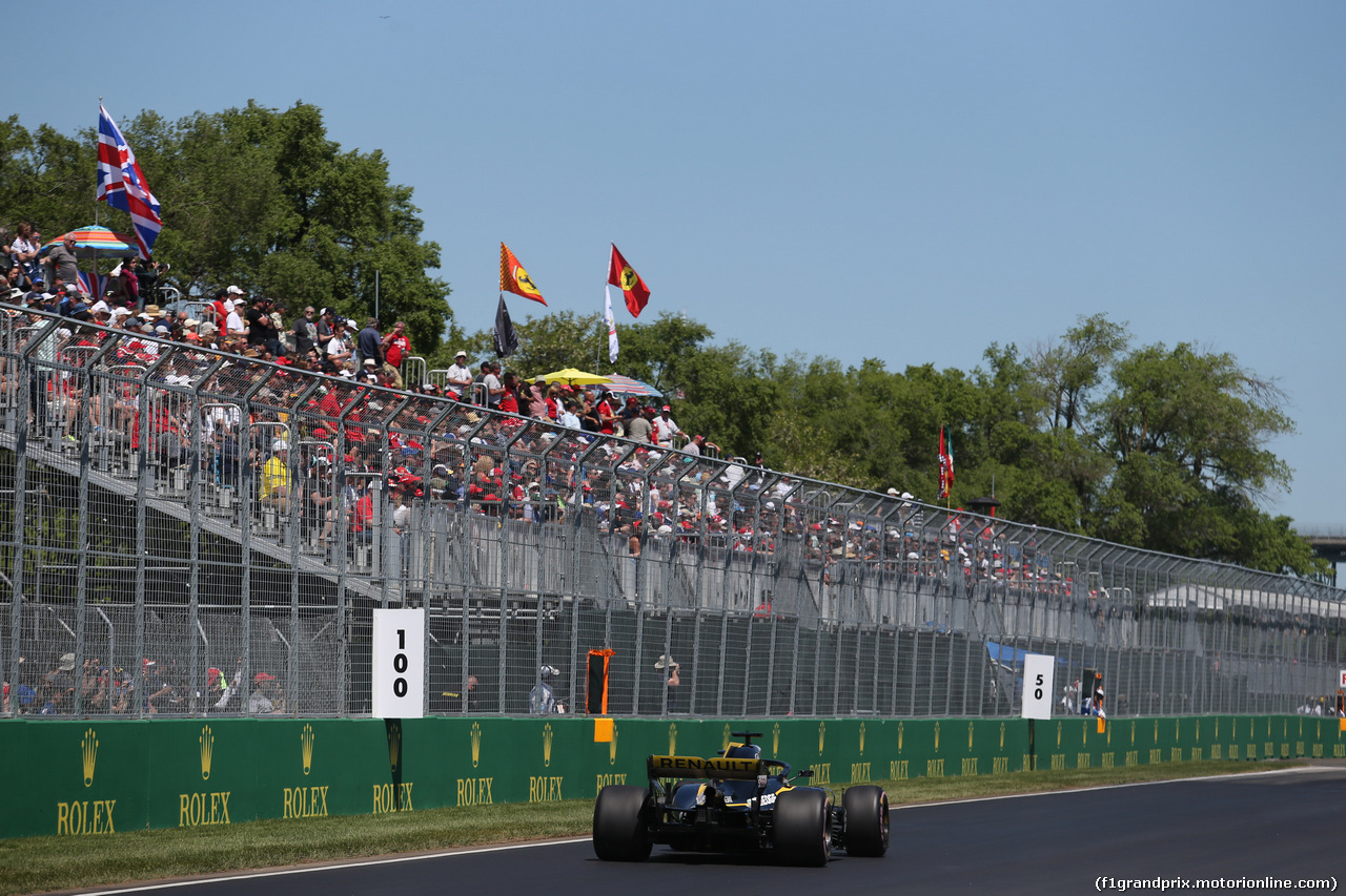 GP CANADA, 09.06.2018- Prove Libere 3, Nico Hulkenberg (GER) Renault Sport F1 Team RS18