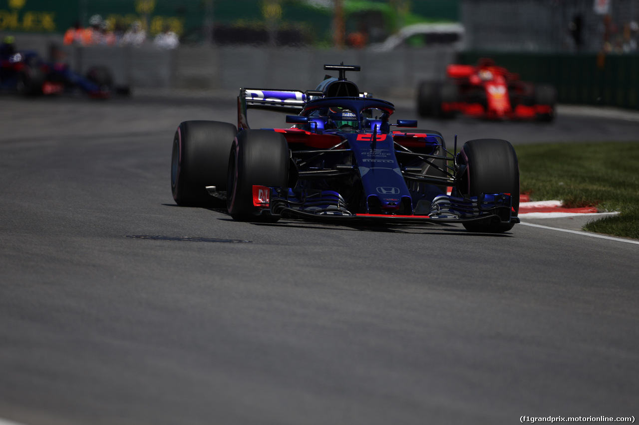 GP CANADA, 09.06.2018- Prove Libere 3, Brendon Hartley (FRA) Scuderia Toro Rosso STR13