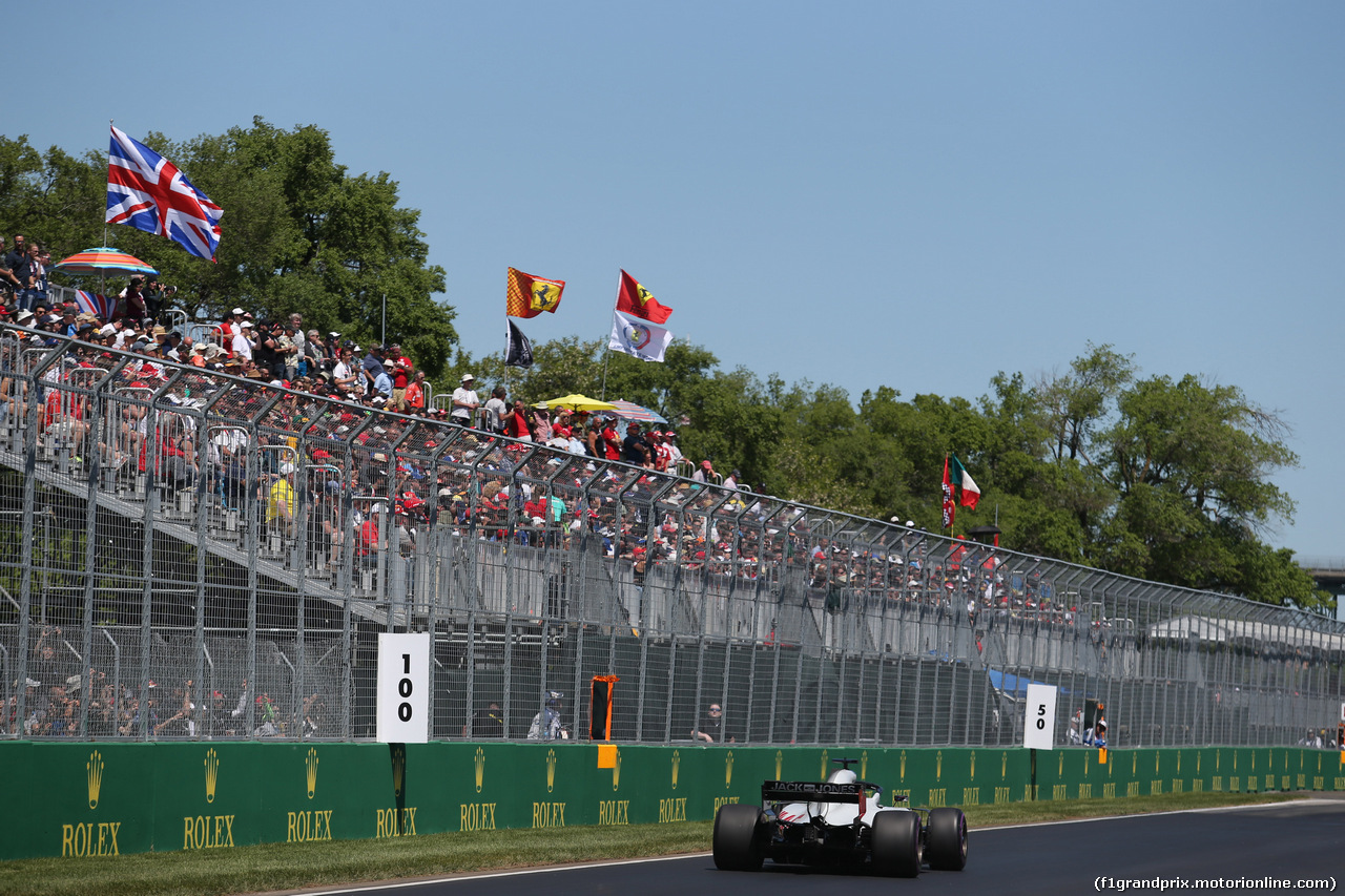 GP CANADA, 09.06.2018- Prove Libere 3, Romain Grosjean (FRA) Haas F1 Team VF-18