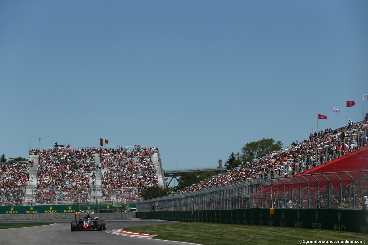 GP CANADA, 09.06.2018- Prove Libere 3, Romain Grosjean (FRA) Haas F1 Team VF-18