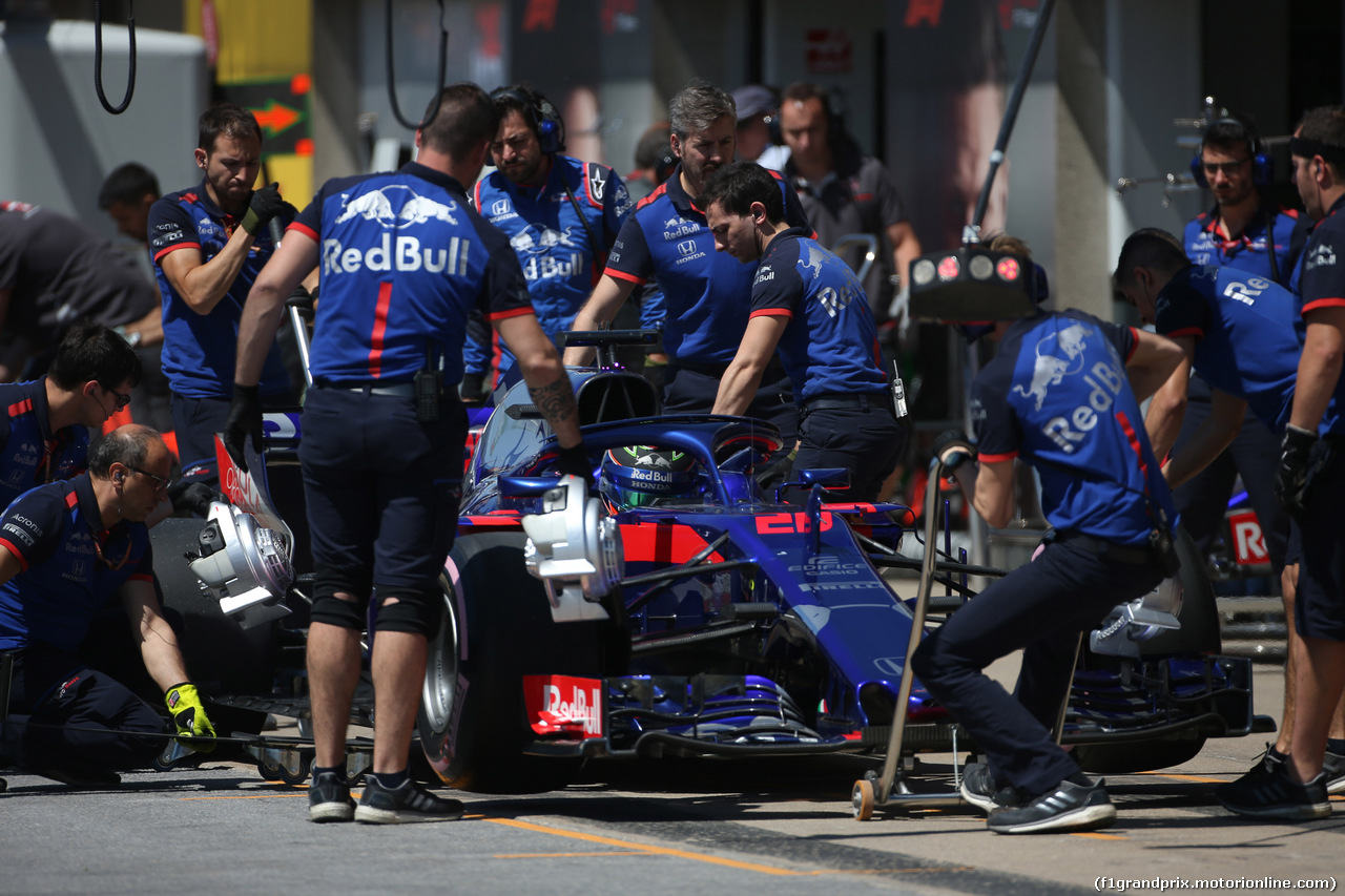 GP CANADA, 09.06.2018- Qualifiche, Brendon Hartley (FRA) Scuderia Toro Rosso STR13