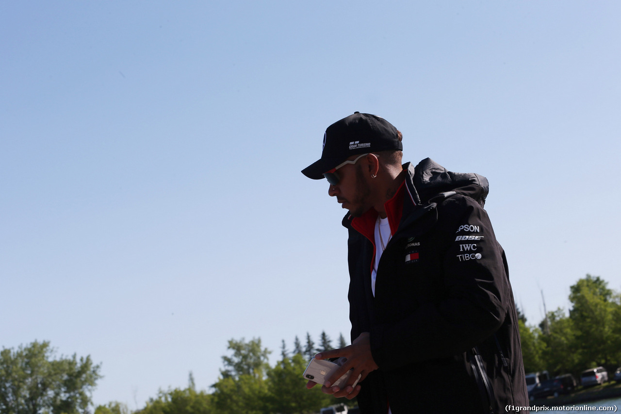 GP CANADA, 08.06.2018- Lewis Hamilton (GBR) Mercedes AMG F1 W09