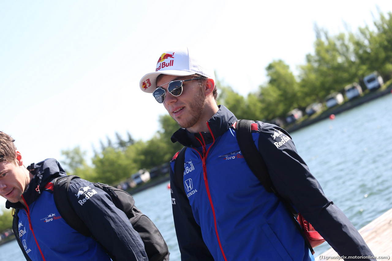 GP CANADA, 08.06.2018- Pierre Gasly (FRA) Scuderia Toro Rosso STR13