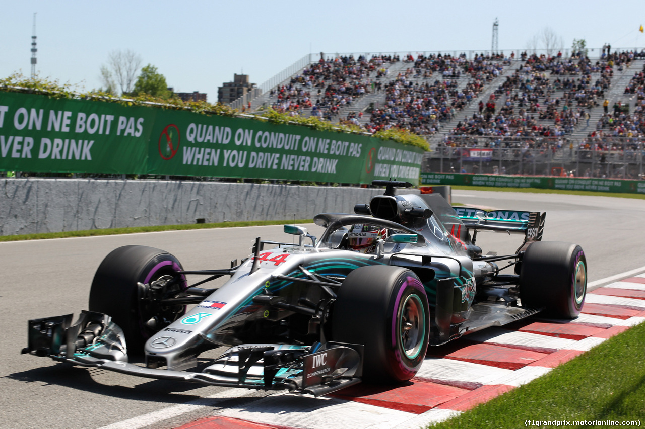 GP CANADA, 08.06.2018- free Practice 1, Lewis Hamilton (GBR) Mercedes AMG F1 W09