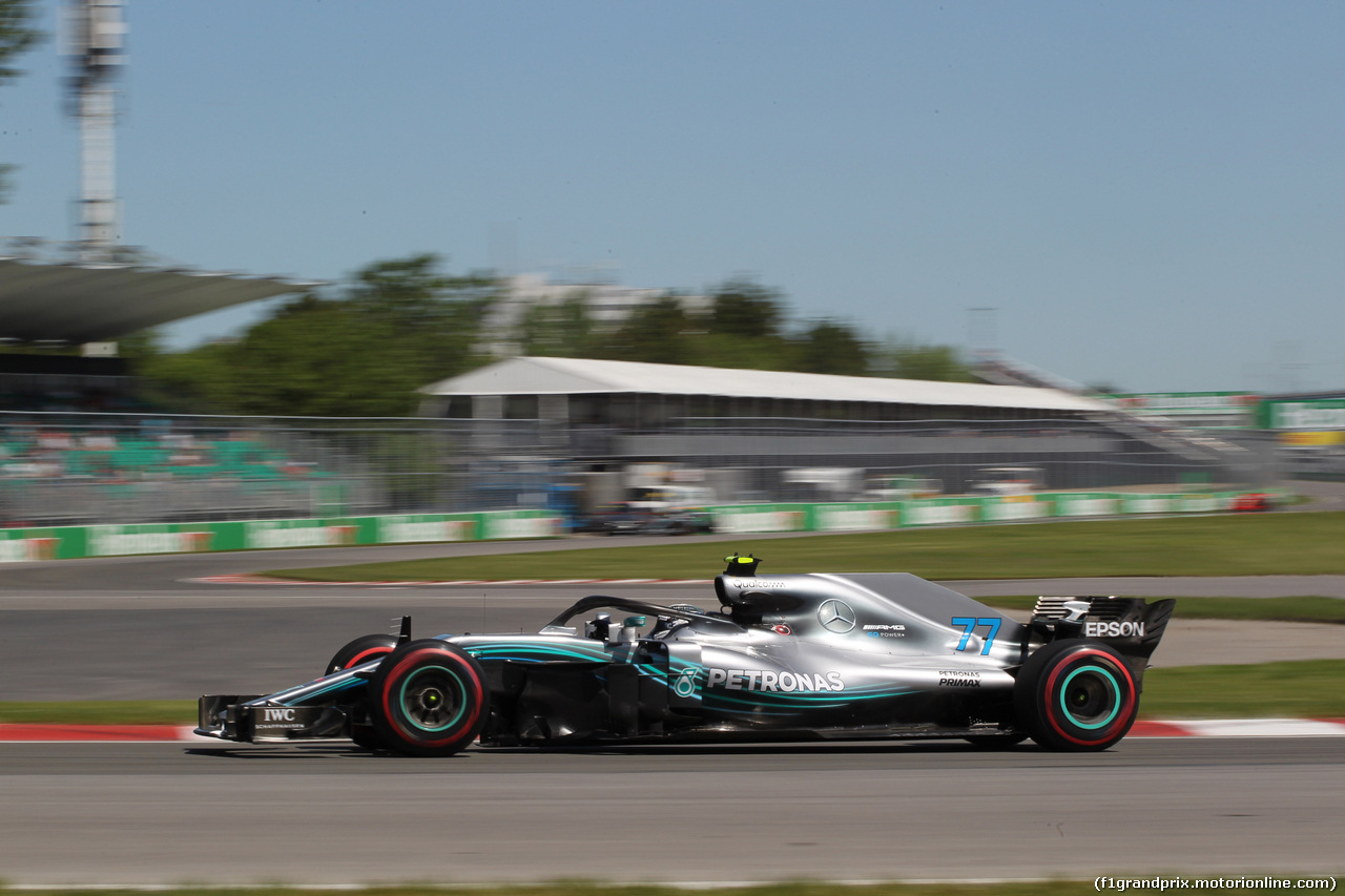 GP CANADA, 08.06.2018- free Practice 1, Valtteri Bottas (FIN) Mercedes AMG F1 W09