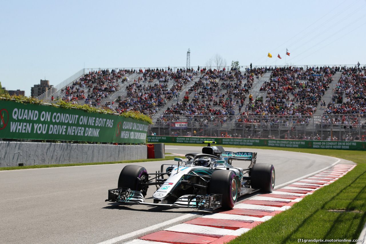 GP CANADA, 08.06.2018- free Practice 1, Valtteri Bottas (FIN) Mercedes AMG F1 W09