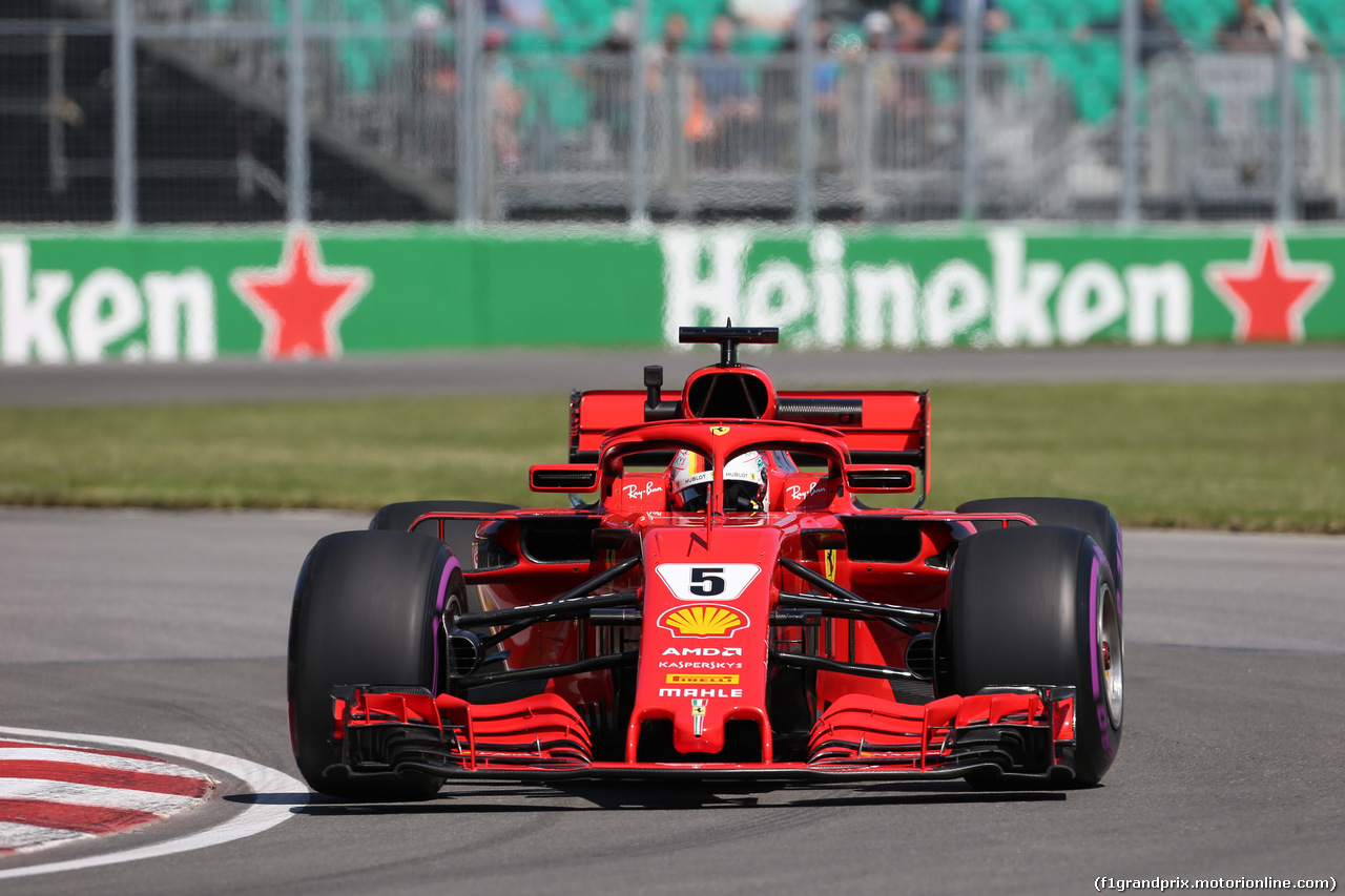 GP CANADA, 08.06.2018- free Practice 1, Sebastian Vettel (GER) Ferrari SF71H