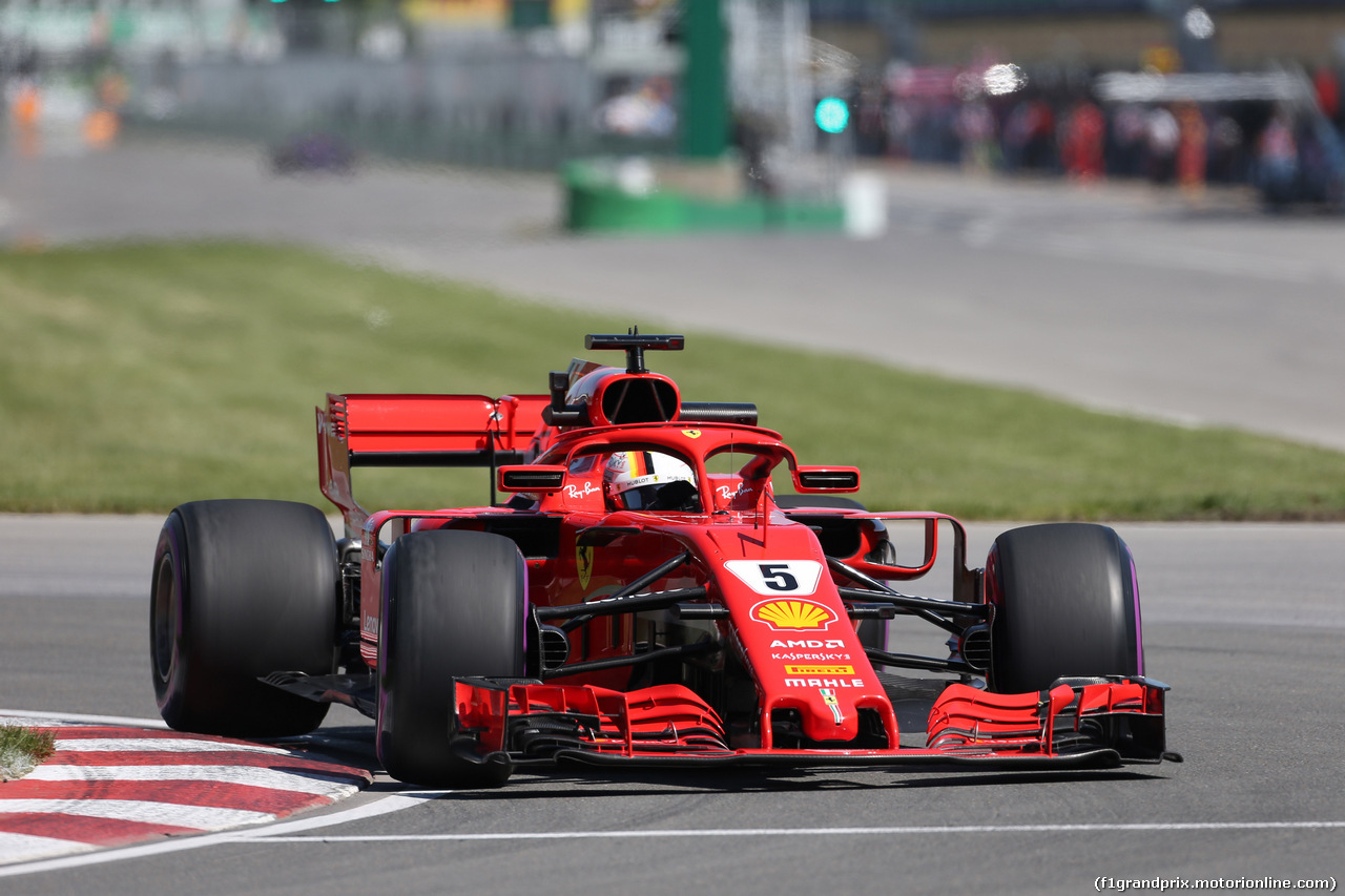 GP CANADA, 08.06.2018- free Practice 1, Sebastian Vettel (GER) Ferrari SF71H