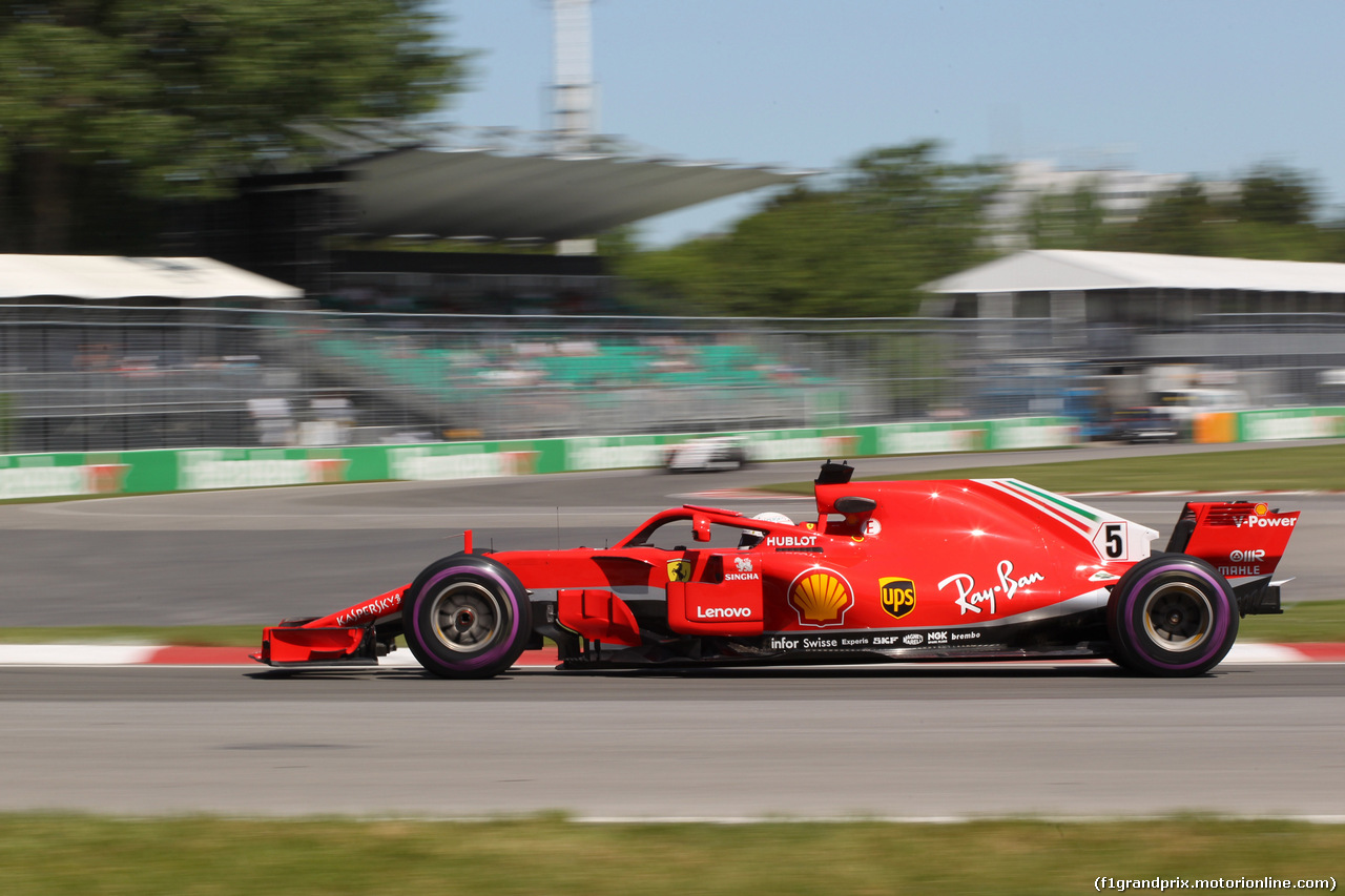 GP CANADA, 08.06.2018- free Practice 1, Sebastian Vettel (GER) Ferrari SF71H