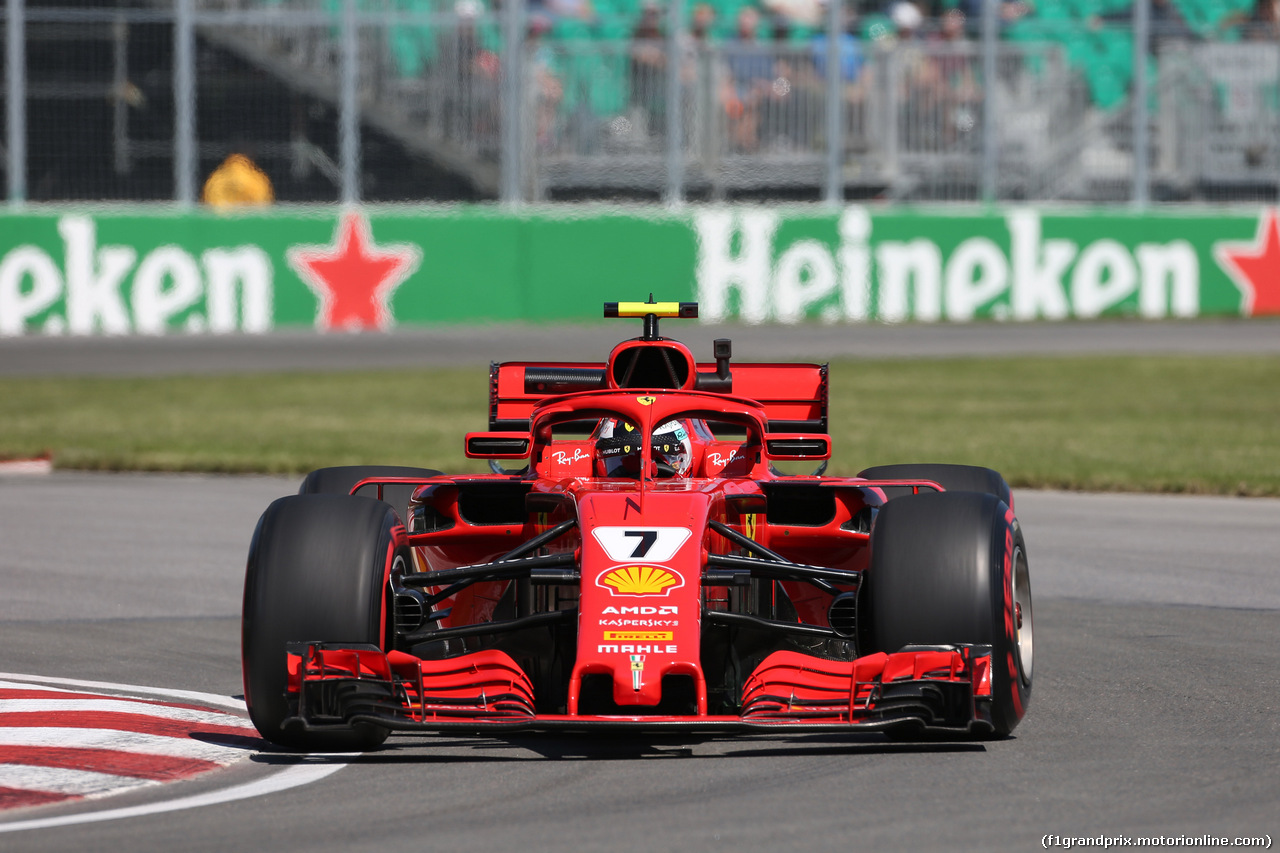 GP CANADA, 08.06.2018- free Practice 1, Kimi Raikkonen (FIN) Ferrari SF71H
