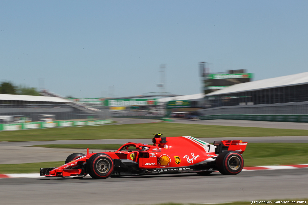 GP CANADA, 08.06.2018- free Practice 1, Kimi Raikkonen (FIN) Ferrari SF71H