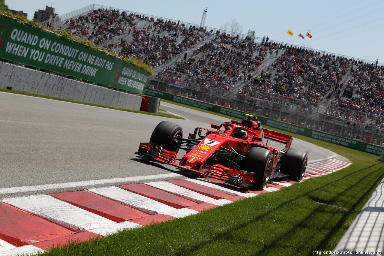 GP CANADA, 08.06.2018- free Practice 1, Kimi Raikkonen (FIN) Ferrari SF71H