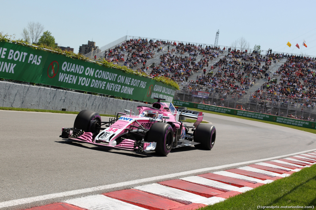 GP CANADA, 08.06.2018- free Practice 1, Nicholas Latifi (CDN) Sahara Force India F1 Team Development Driver