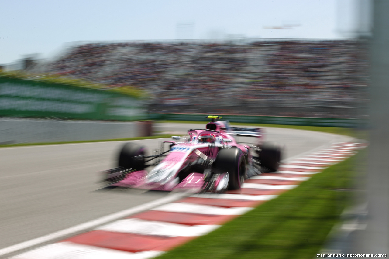 GP CANADA, 08.06.2018- free Practice 1, Esteban Ocon (FRA) Sahara Force India F1 VJM11