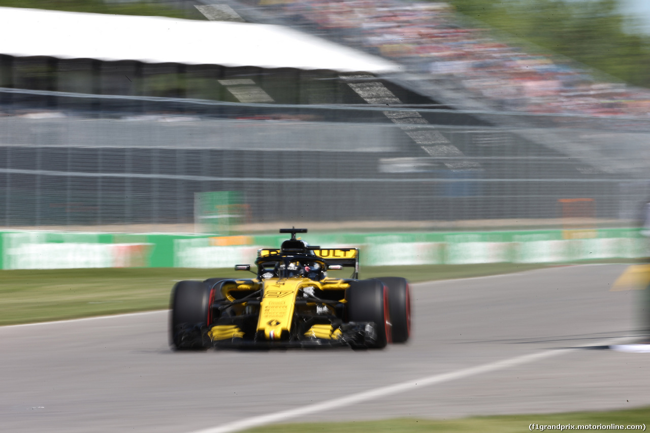 GP CANADA, 08.06.2018- free Practice 1, Nico Hulkenberg (GER) Renault Sport F1 Team RS18