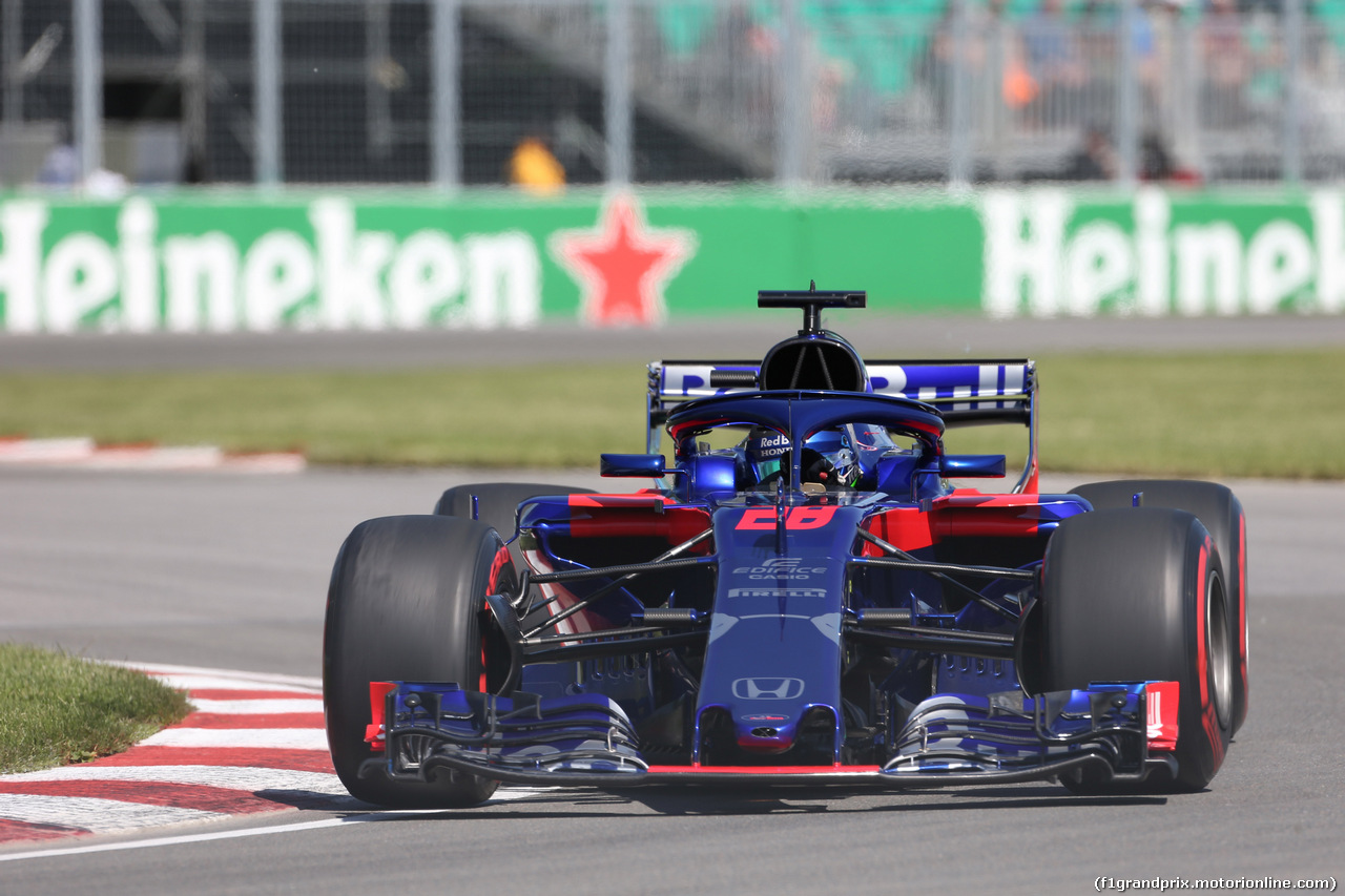 GP CANADA, 08.06.2018- free Practice 1, Brendon Hartley (FRA) Scuderia Toro Rosso STR13