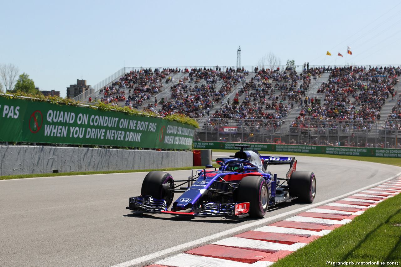 GP CANADA, 08.06.2018- free Practice 1, Brendon Hartley (FRA) Scuderia Toro Rosso STR13