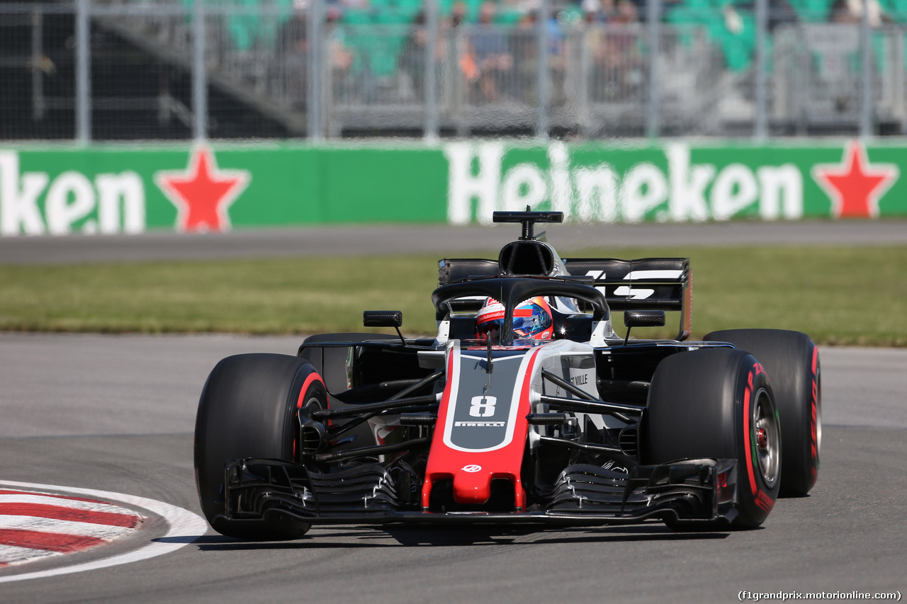 GP CANADA, 08.06.2018- free Practice 1, Romain Grosjean (FRA) Haas F1 Team VF-18