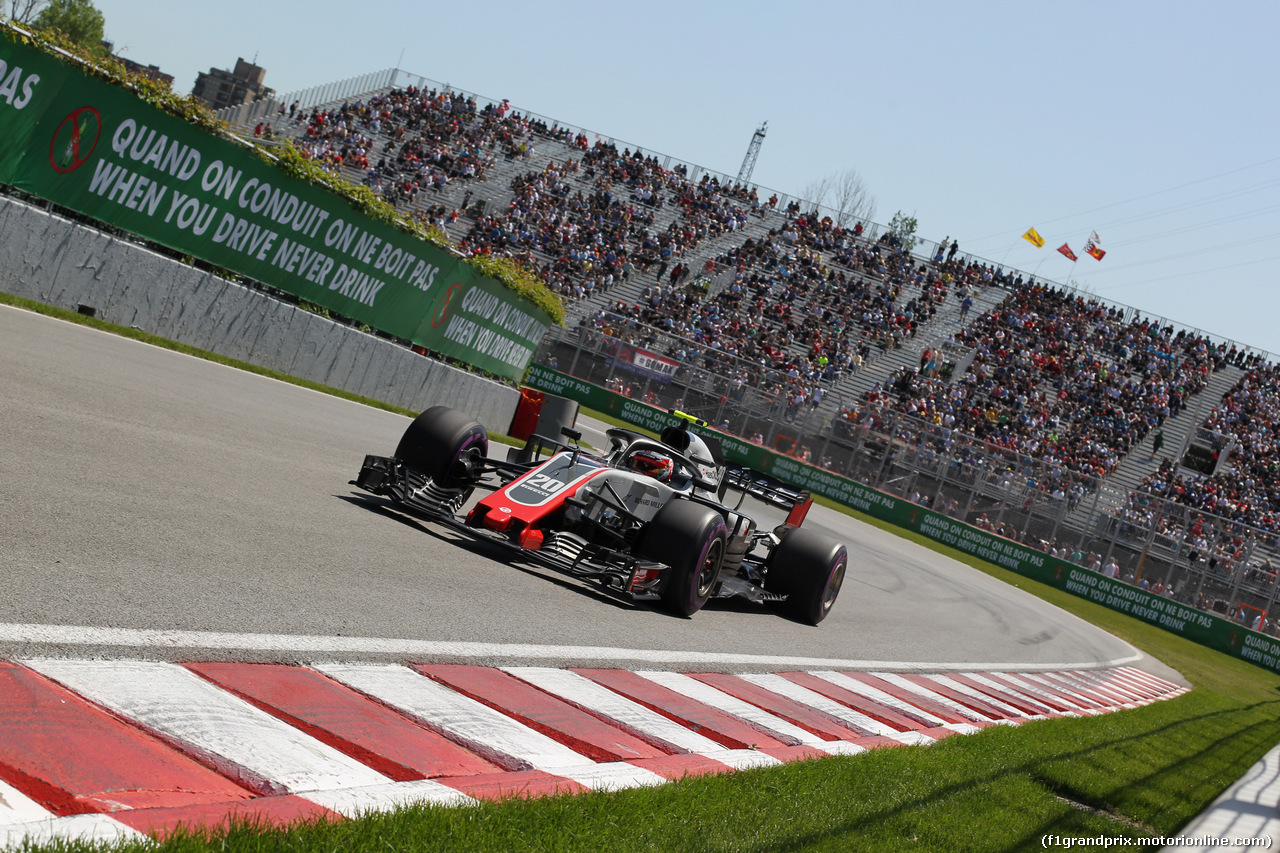 GP CANADA, 08.06.2018- free Practice 1, Kevin Magnussen (DEN) Haas F1 Team VF-18