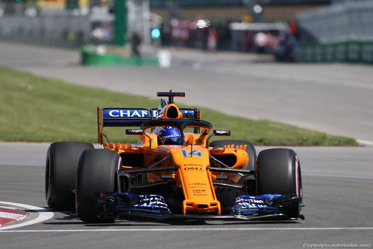 GP CANADA, 08.06.2018- free Practice 1, Fernando Alonso (ESP) McLaren Renault MCL33